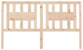 tömör fenyőfa fejtámla 126 x 4 x 100 cm