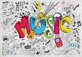 Ifjúsági fotótapéta Graffiti feliratok 254 x 184