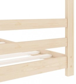 tömör fenyőfa gyerekágy-keret 70 x 140 cm