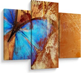Kép - Kék pillangó (90x60 cm)