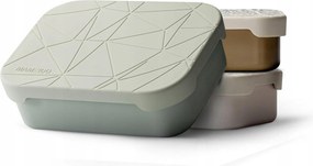 Uzsonnás doboz Rozsdamentes acél 18/8 2 Bpa mentes uzsonnás doboz