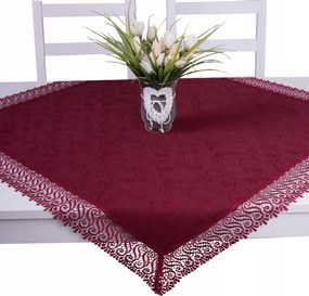 Abrosz foltálló Gipiura bordó ovális 180x140virág