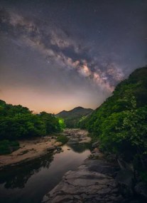 Művészeti fotózás Mt. Songnisan, Hwayanggugok, Milky Way, TigerSeo / Imazins, (30 x 40 cm)