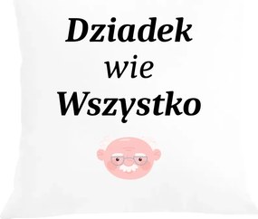 Párna párnahuzat Nagypapa napja Nagypapa mindent tud Ajándék