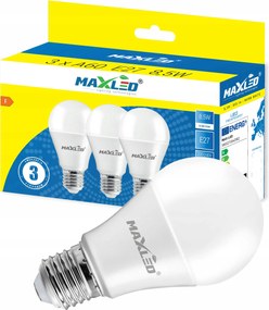 Led Izzó E27 8,5W halogén Meleg Színű 3000K