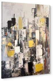 Kép kézzel festett részletekkel 70x100 cm Cityscape – Styler