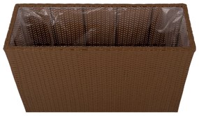 Virágcserép, bézs rattan, RAMS