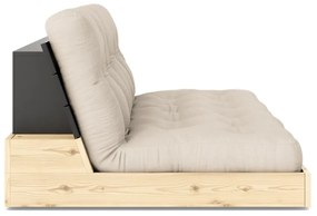 Bézs kinyitható kanapé 196 cm Base – Karup Design