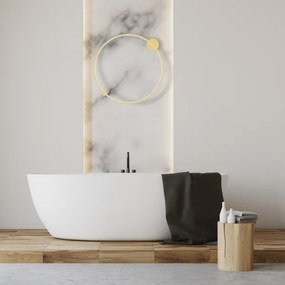 LED fali lámpa SATURNO LED/46W/230V 80 cm átmérő IP44 arany