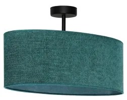 Duolla - Felületre szerelhető csillár OVAL 1xE27/15W/230V zöld