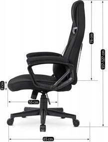 Gaming forgószék fekete színben. VIDAL