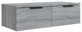 2 db szürke sonoma szerelt fa fali szekrény 68 x 30 x 20 cm