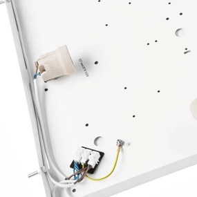 Mennyezeti lámpa NATURAL SQUARE 4xE27/15W/230V 48x48 cm fenyő/fehér