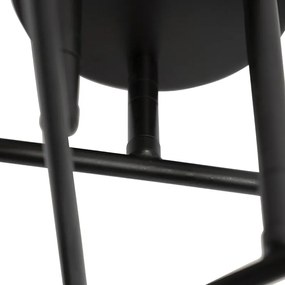 Okos mennyezeti lámpa fekete 6 lámpás, Wifivel G95 - Sydney