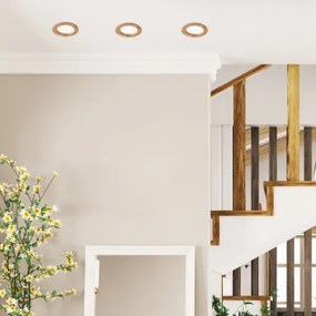 LED Beépíthető lámpa WOODY SPOT LED/12,5W/230V 4000K tölgy ø 16 cm