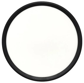 LED mennyezeti lámpatest LED/24W/230V 3000/4000/6500K átm. 30 cm fekete