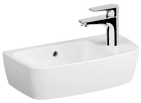 VitrA Shift mosdó lapra 50x25 cm fehér színben fényes felülettel csaptelep nyílás jobbra 7070-003-0921
