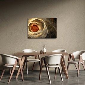 Kép - Absztrakt rózsák tüzes színekben (70x50 cm)