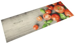 mosható paradicsommintás bársony konyhaszőnyeg 45 x 150 cm