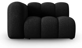 Feketés antracitszürke kanapé modul (bal oldali) Lupine – Micadoni Home