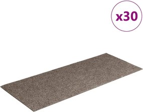 vidaXL öntapadós lépcsőszőnyegek 30 db 60 x 25 cm bézs téglalap alakú