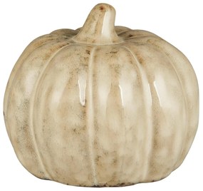 IB Laursen Cserép sütőtök dekoráció PUMPKIN STANDING Ø10 cm krém