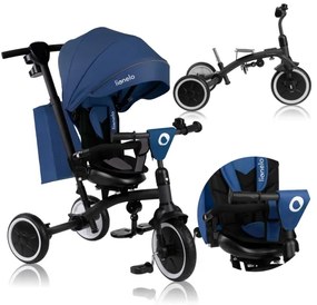 Lionelo - TRIS PLUS gyerek tricikli Blue Denim