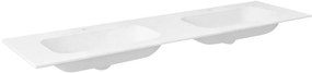 Sapho Aruba mosdótál 180x51.5 cm négyszögletes beépíthető-dupla fehér AR180-B2M