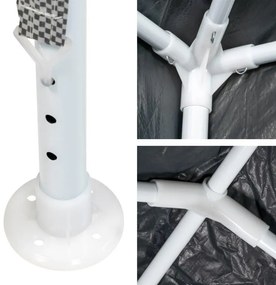 Kerti sátor cipzáras rendszerrel és oldalfalakkal 3 x 6 cm