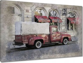 Vászonkép 90x60 Piros PickUp from Usa