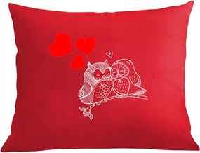 Párna párnahuzat Valentin nap Szerelmes baglyok