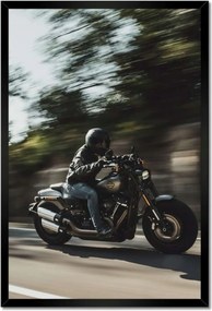 Poszterek keretben 40x60 Harley Davidson Motorkerékpár
