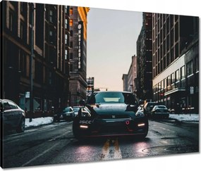 Vászonkép 80x60 Fekete Nissan Gtr