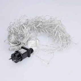 Brilagi - LED kültéri karácsonyi fényfüzér 200xLED/8 funkciós 13m IP44 hideg fehér