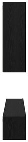 TV szekrény garnitúra 6 pcs Musta tammi 30.5 x 30 x 90 cm