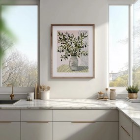 Nyomtatott keretezett kép 40x50 cm Olive Bunch II – Styler