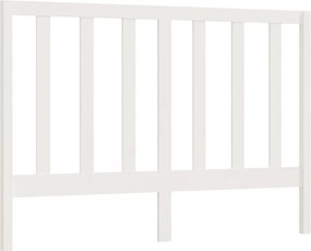 vidaXL fehér tömör fenyőfa ágyfejtámla 146 x 4 x 100 cm