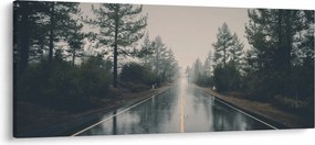 Egy út képe az esőben (120x50 cm)