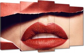 Vászonkép 100x60 Női ajkak Ajkak