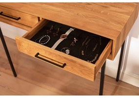 Tölgyfa fésülködőasztal 97x45 cm Abies – The Beds