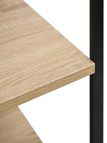 Intenso Home 4 szintes konyhai tároló polc 60 x 123cm, sonoma tölgy | Univerzális tároló állvány fém lábakkal