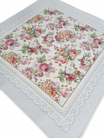 Abrosz 100x100 cm dekoratív gobelin szalvéta Különböző Minták virágokkal