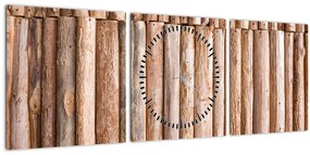 Kép - Bambusz (órával) (90x30 cm)