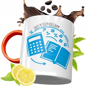 Narancssárga Bögre Könyvelőnek Ajándék fényképes nyomattal