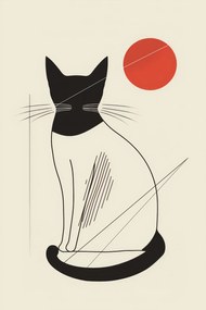 Poszter 20x30cm Vörös kör