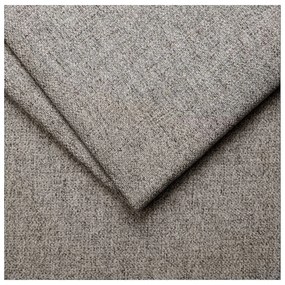 Világosszürke kárpitozott franciaágy ágyrács nélkül 180x200 cm Mattis – Meise Möbel