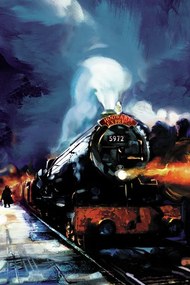 Művészi plakát Harry Potter - Hogwarts Express, (26.7 x 40 cm)