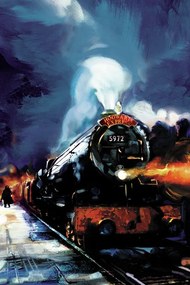 Művészi plakát Harry Potter - Hogwarts Express