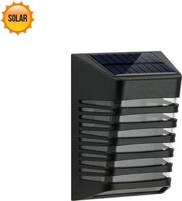 PREZENT 65280 RUFF Modern Kültéri Fali Lámpa Fekete, Átlátszó LED IP44
