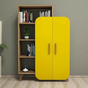 Form Yellow and Walnut könyvtár